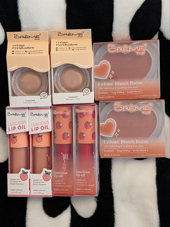 The Creme Shop Other - The Crème Shop Luscious Lip Oil & Crème Blush Balm & Crème Eyeshadow Bundle 🆕